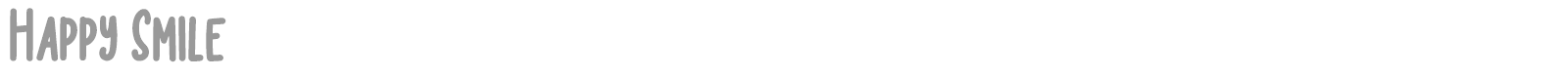 Happy Smile font preview